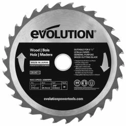 Evolution W210TCT-30 210mm Wood Cutting Blade