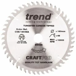 Trend CSB/16048A 160mm Circular Saw Blade