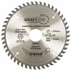 Trend CSB/18440B Craft Saw Blade 184mm X 40 Teeth X 20mm