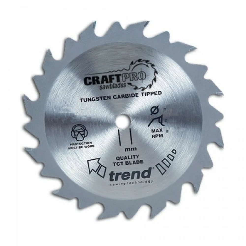 Trend CSB/19024 - 24T 'CraftPro' Saw Blade 190mm 3 Trend CSB/19024 - 24T 'CraftPro' Saw Blade 190mm