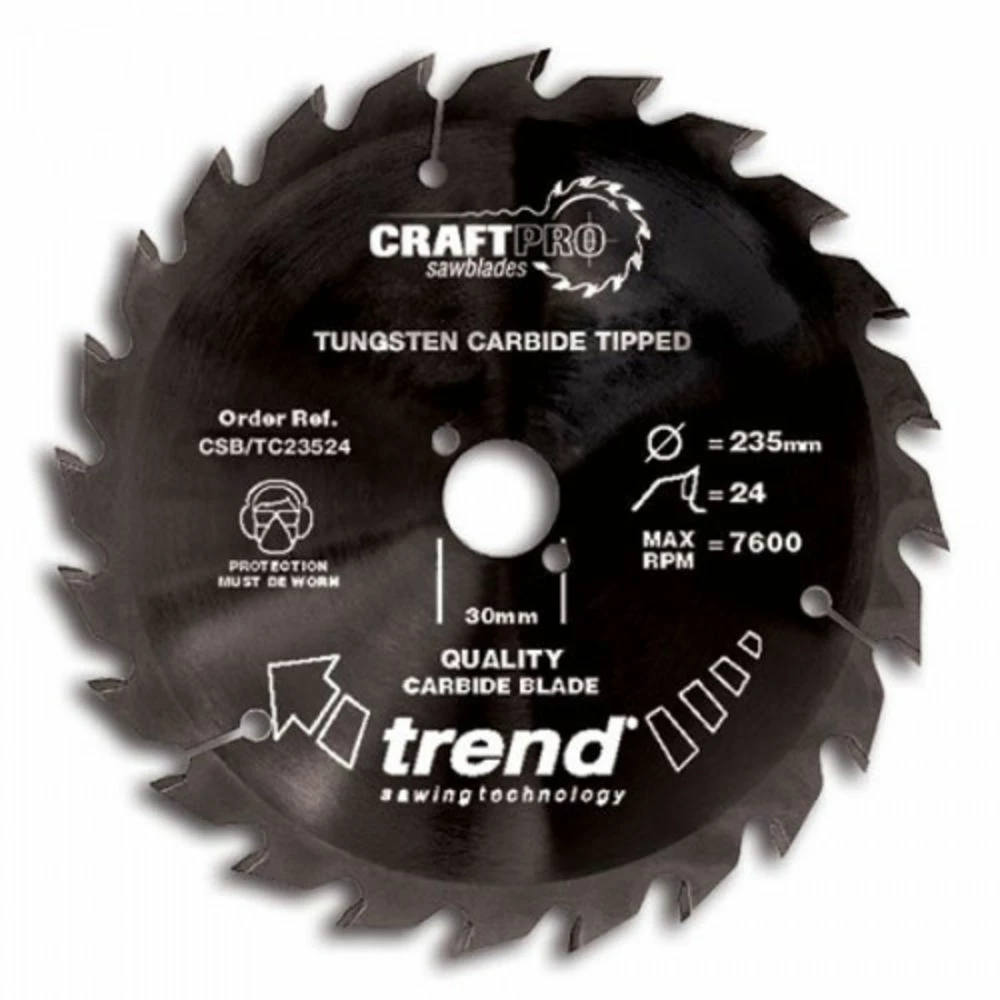 Trend CSBTC19040 - 40T 'CraftPro' Saw Blade 190mm 3 Trend CSBTC19040 - 40T 'CraftPro' Saw Blade 190mm