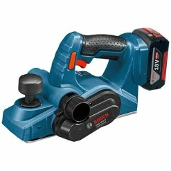 Bosch GHO 18 V-LI Professional 18V Planer 2 X 5.0Ah Batteries, GAL 1880 CV Charger In An L-BOXX