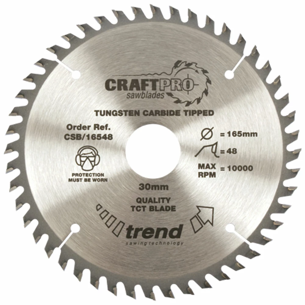 Trend CSB/18040 Craft Saw Blade 180mm X 40 Teeth X 30mm 3 Trend CSB/18040 Craft Saw Blade 180mm X 40 Teeth X 30mm