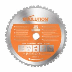 Evolution RAGE 255mm Replacement Multi Purpose TCT Blade